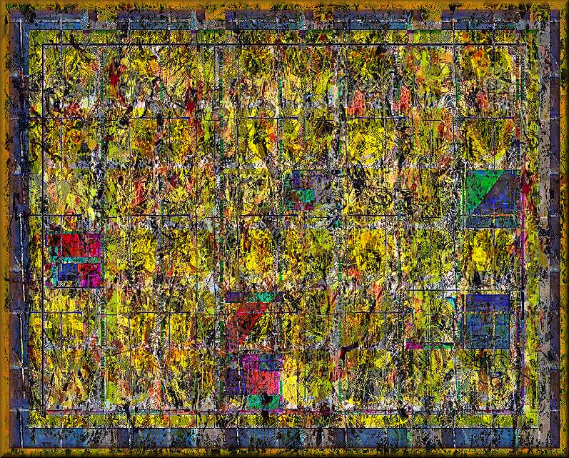  Newsprint Sonata (Pollock, de Kooning, original art) 