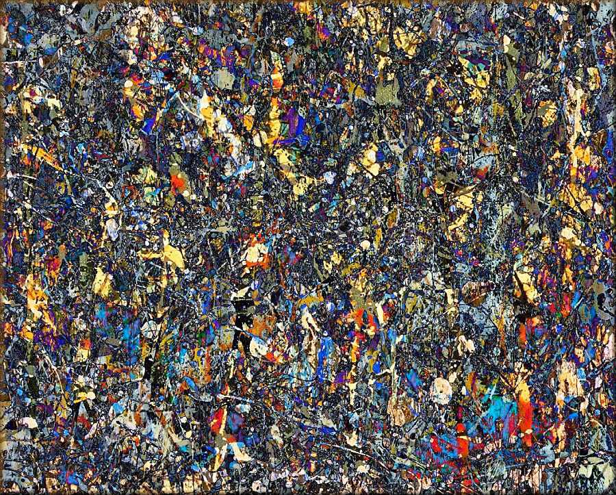  Numbered Poles Comic (Pollock, de Kooning) 