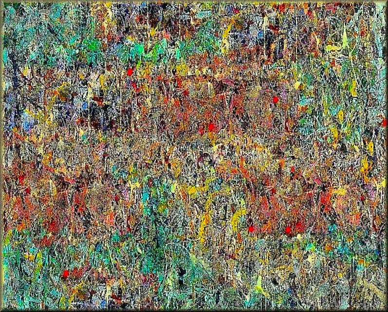  Suburban Landscape (Pollock, de Kooning, Hockney, Botticelli) 