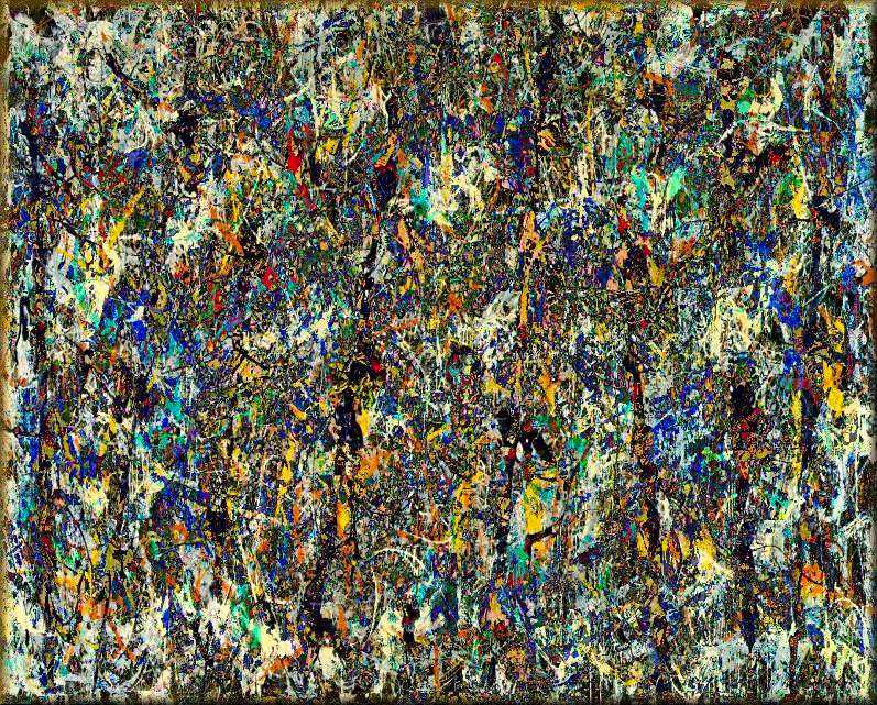  Blue Souls (Pollock, de Kooning) 
