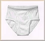  white cotton jockey shorts, male 
